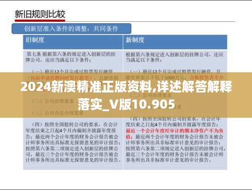 新澳2024-2025年精准正版资料全面释义与落实详解